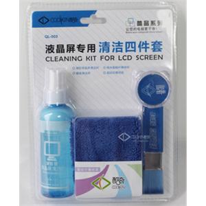 酷奇 四件套 清洁套 凝固型液体+超细纳米布+指纹印擦拭纸+刷 YXW