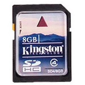 金士顿（KingSton）8G Class4 SD卡（终身保修）原装正品