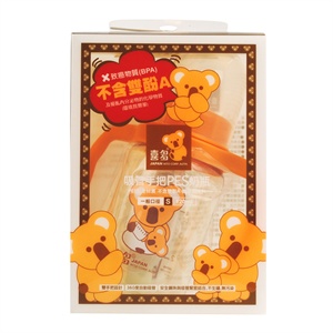 喜多一般口径直筒吸管手把PES奶瓶S 120ML