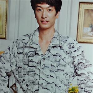 卡贝琪 秋冬 男士 豹纹 家居服 灰色 清爽型