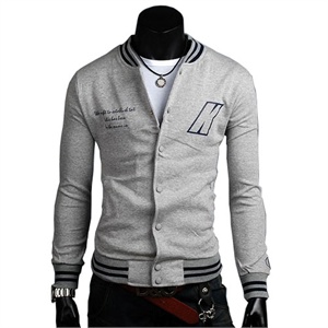 2012春秋装新品韩版男士棒球服修身休闲夹克 短款外套 1414-WY06