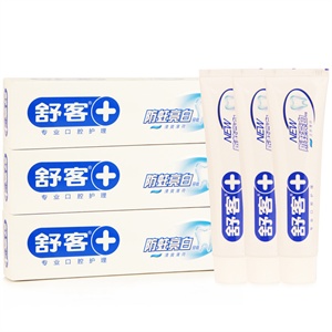 舒客益早益晚儿童护养牙膏套装（草莓/香橙口味随机）