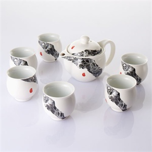 海一功夫茶具７件套装　景德镇茶具　TS021