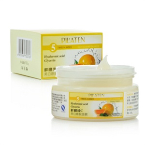 普拉缇娜 鲜橙维C 补水美白 睡眠面膜100g-0726