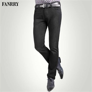【品牌直供】fanrry 专柜正品 牛仔裤 男装直筒修身款牛仔裤 休闲男K03-4378