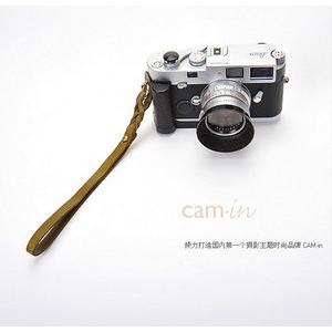 Cam-in 公牛皮 相机手腕带 A款 橄榄绿 CAM2002
