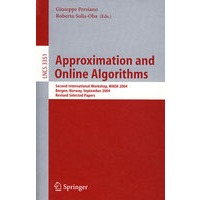 逼近与联机算法/会议录 Approximation and Online Algorithms