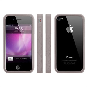 Maclove Cilla iPhone 4 边框保护套 TPU材质 灰色（解决“信号门”）
