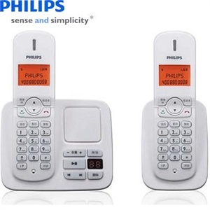 飞利浦（PHILIPS) DCTG567 数字无绳子母机 自动答录功能 （黑）