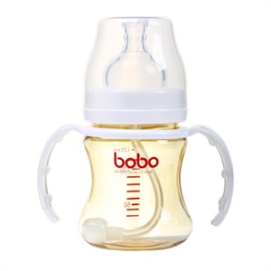 bobo 乐儿宝 BP347高级塑料自动宽口奶瓶（PPSU）（125毫升-快流量）