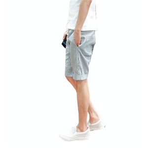 [漫路男装]2012 男士新款 时尚简约 条纹系带短裤 305A-K126