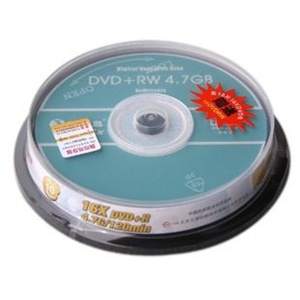 啄木鸟 刻录盘 光盘 16X DVD 送重复读写 rw 一张 10片装