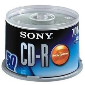 索尼 CD-R 刻录光盘 48x 50片装