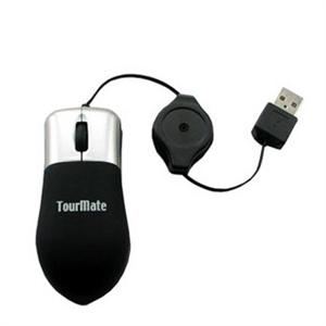 TourMate 超便携USB光电迷你小鼠标 适合上网笔记本/MID 伸缩线