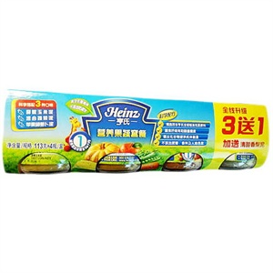 亨氏3+1果蔬套装113g*4