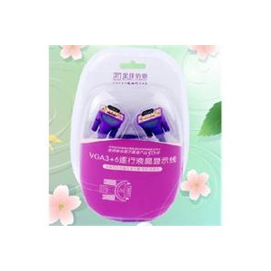 金佳佰业 显示线 白领系列 VGA 3+6逐行 1.5米 显示器线 投影机线