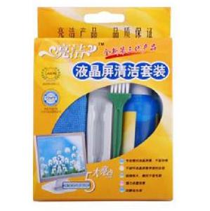 亮洁 升级版清液晶屏清洁三件套(试亮魔布+清洁剂+清洁刷)特价5元