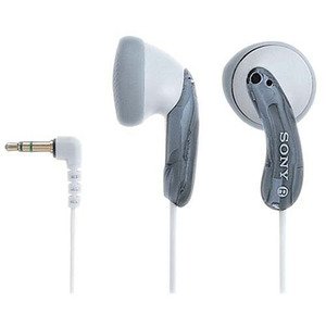 索尼耳机 MDR-E10LP 耳塞式耳机 灰色 优美音质，鲜亮色彩