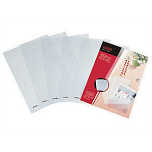 得力透明文件套2页透明文件套A4 5706 10只一装