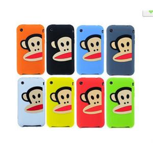 Pual Frank 大嘴猴 苹果iphone 3G 3GS手机硅胶保护套 手机套