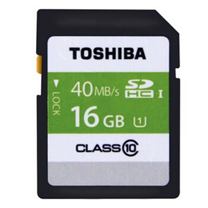 东芝 TOSHIBA SD16G SDHC CLASS 10 16GB 白卡 高速卡