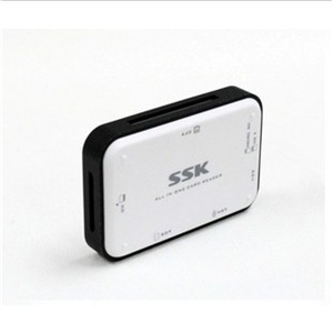 飚王SSK 新款白金USB 3.0 高速多合一 支持多卡同时读写 读卡器
