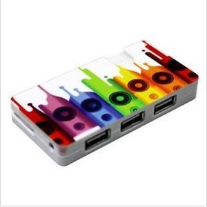 SSK 飚王 焕彩SHU021 USB HUB 1托4口 USB集线器