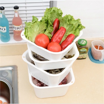 当当优品 厨房收纳洗菜盆四件套 19.9元