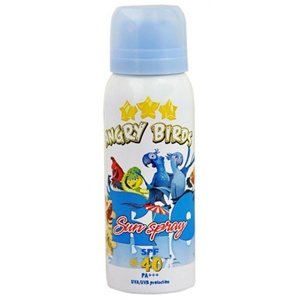 AngryBirds愤怒的小鸟 里约大冒险防晒喷雾SPF40 PA+++（蓝色）75ml（进）