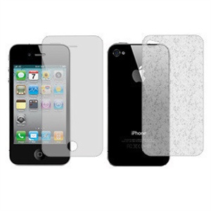苹果 iphone 4 4代 手机膜 贴膜 防指纹磨砂 前+后 2件套[RGO3]