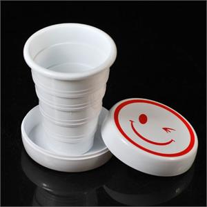 王道 家居 笑脸带开瓶器伸缩杯 2607型 杯子 杯具