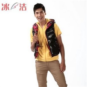 2011新款 BG11101 冰洁羽绒服 正品 情侣时尚马甲
