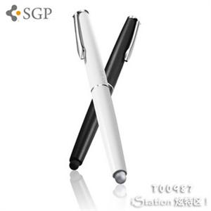 韩国SGP Pen Kuel H12 iPad iPhone 高端手写笔 旋转触控笔 白色