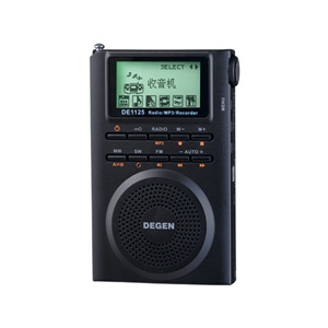 德劲收音机DE1125 德劲1125 全波段收音机 MP3(4G)