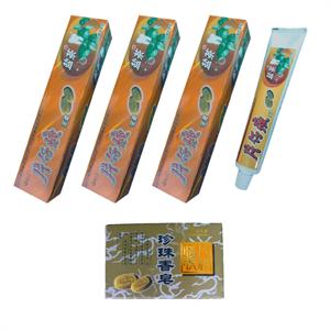 片仔癀盐茶牙膏四支套装
