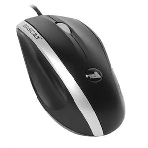 本手basic M988银斑狮 黑银 PS2鼠标 手型设计