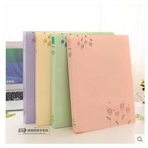 Shuter 树德/FB204 花系列40页资料册 插袋文件夹 A4 321g/个