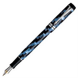 parker/派克世纪系列海洋蓝棋盘格标准装钢笔墨水笔/钢笔