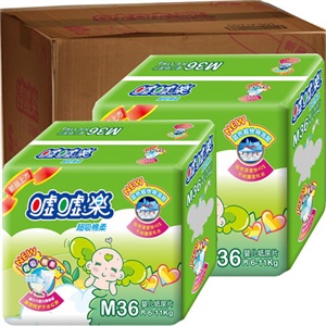 嘘嘘乐 超薄尿片M 36片 12包/箱