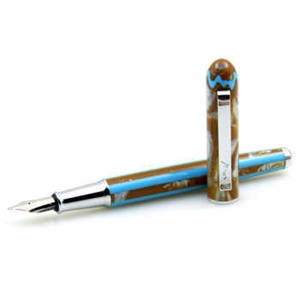 派克钢笔parker/派克丰采系列磨砂兰杆钢笔/墨水