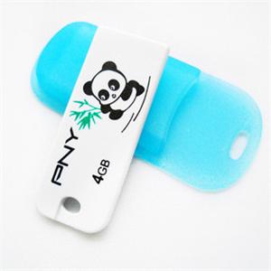 PNY熊猫精装版 U盘 4G 可作挂饰