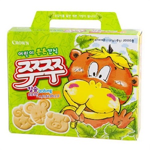 韩国可瑞安动物园饼干（大盒）120g