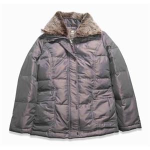 【品牌直供】威鹏专柜正品㊣咖色女脱卸毛双领双色沙单面便服398503