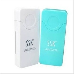 SSK\飚王 闪灵 SCRM053 SD MS记忆棒 TF MicroSD M2 四合一读卡器