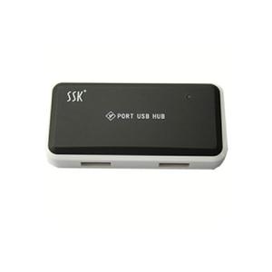 飚王（SHU008）风云4口 USB HUB集线器（黑白相间）正品 当日发货