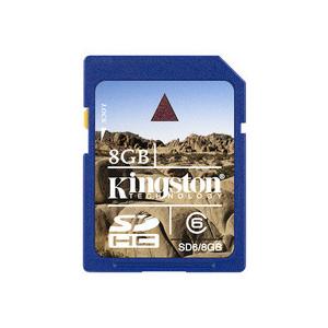 金士顿CLASS6 SDHC（8GB）闪存卡
