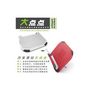 超频3超频三 大点点笔记本散热底座 散热垫 散热器