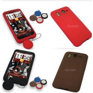 香港Springhk HTC Desire HD A9191 G10 硅胶套 手机套 多色屏擦