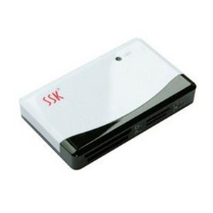 SSK飚王 奔腾全能王 多合一读卡器 读 M2 TF CF XD 短棒