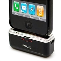 韩国U拓2 苹果授权iwalk iPhone4/iPod后备锂电池 1500毫安-黑色